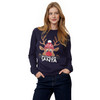 Damen Weihnachtssweatshirt mit Print