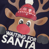 Damen Weihnachtssweatshirt mit Print