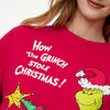 The Grinch Weihnachtssweatshirt mit Print