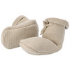 1 Paar Baby Strickschühchen mit Schnürung