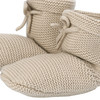 1 Paar Baby Strickschühchen mit Schnürung