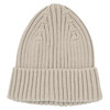 Baby Strickmütze in Unifarben hellbeige