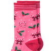 1 Paar Mädchen Weihnachtssocken mit Glitzer