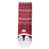 1 Paar Mädchen Weihnachtssocken mit Pinguin