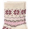 1 Paar Mädchen Socken mit Norwegermuster