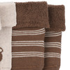 2 Paar Newborn Frotteesocken mit Bären-Motiv
