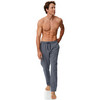 Herren Schlafhose mit Streifen-Muster