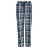 Herren Schlafhose mit Karo-Muster blau