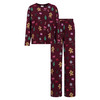 Kerstslaappak voor dames met prints
