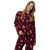 Kerstslaappak voor dames met prints