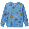 Jungen Sweatshirt mit Weltall-Prints