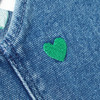 Mädchen Jeanskleid mit Stickerei