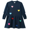 Mädchen Sweatkleid mit Applikationen