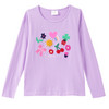 Mädchen Langarmshirt mit Applikationen helllila