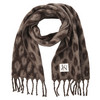 Damen Winterschal mit Leo-Muster
