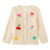 Baby Strickjacke mit Stickereien