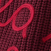 Baby Weihnachtsstrickjacke mit Stickerei