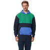 Herren Hoodie mit Farbteilern