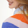 Damen Strickpullover mit Streifen