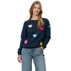 Damen Sweatshirt mit Applikationen