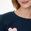 Damen Sweatshirt mit Applikationen