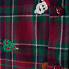 Jungen Weihnachtshemd mit Stickerei