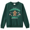 Jungen Weihnachtssweatshirt mit Print