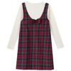 Mädchen Weihnachtsset mit Kleid und Shirt