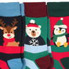 3 Paar Herren Weihnachtssocken im Set