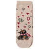 1 Paar Damen Socken mit Dackel-Motiv