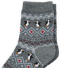 1 Paar Damen Socken mit Pinguinen