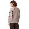Damen Strickpullover mit Applikationen
