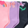 3 Paar Mädchen Socken mit bunten Details