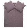 Musselin-Bettwäsche 240 x 220 cm unifarben mauve