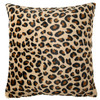 Kissenhülle mit Leoparden-Muster