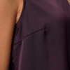 Damen Satin-Top mit breiten Trägern