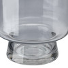 Vase in transparenter Optik