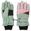 Mädchen Handschuhe mit Farbteiler