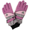 Mädchen Handschuhe mit Blumen-Motiven