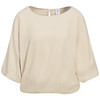 Damen Bluse in Crinkle-Optik
