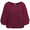 Damen Bluse in Crinkle-Optik