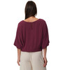 Damen Bluse in Crinkle-Optik