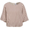 Damen Bluse in Crinkle-Optik