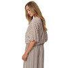 Damen Bluse in Crinkle-Optik