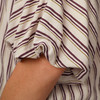 Damen Bluse in Crinkle-Optik