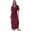 Damen Kleid in Crinkle-Optik