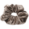 Scrunchie in Samt-Optik hellbraun