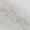 Damen Ohrstecker mit Herz-Anhänger
