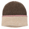 Mädchen Strickmütze mit Rippstruktur