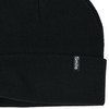 Damen Strickmütze mit kleinem Aufnäher 